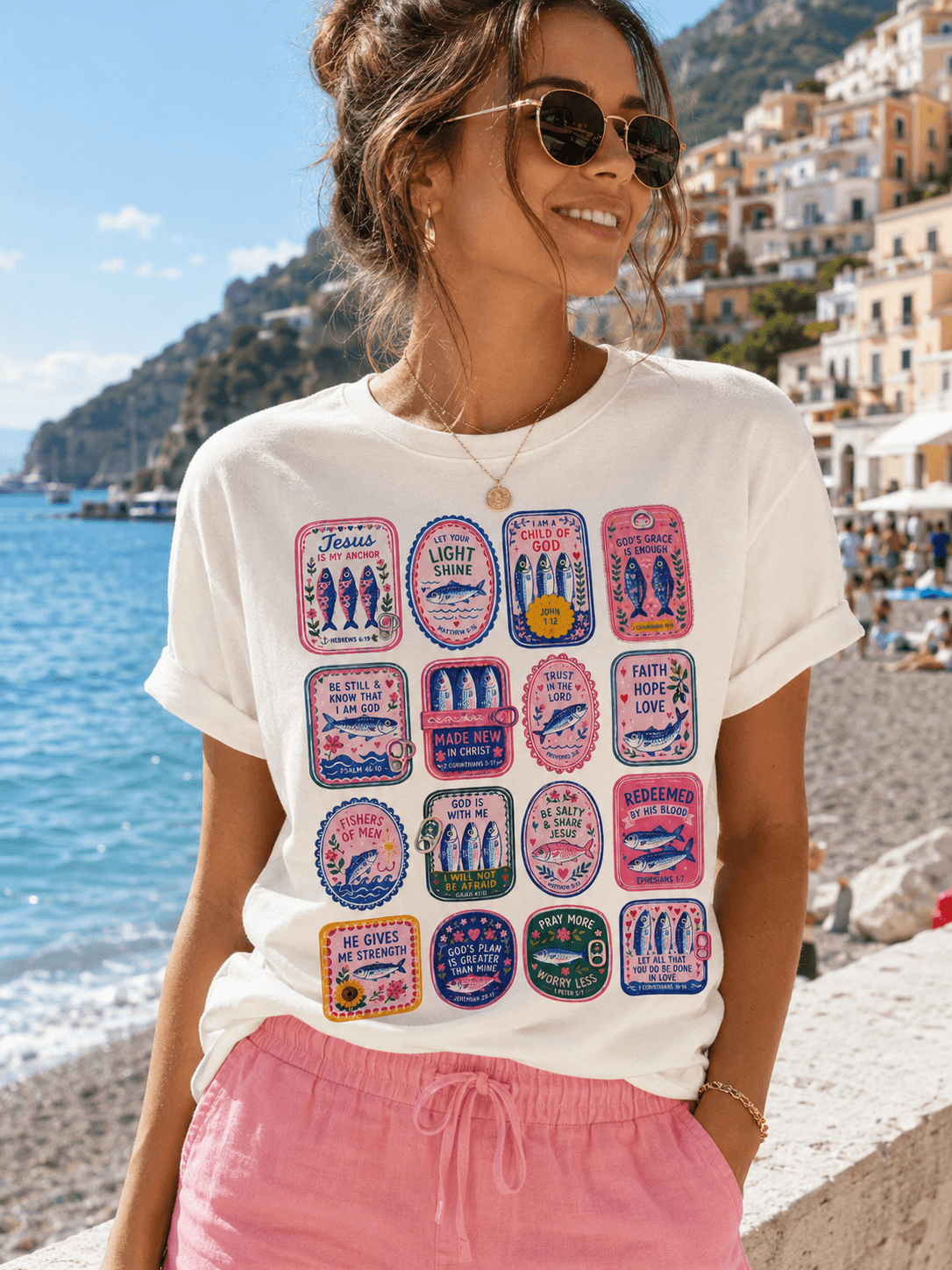 Preppy Sardine Can Graphic Tee